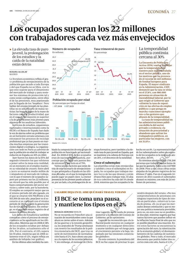 ABC MADRID 25-07-2025 página 27