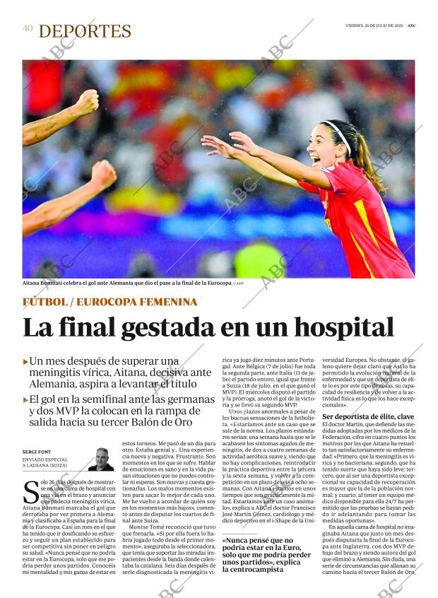 ABC MADRID 25-07-2025 página 40