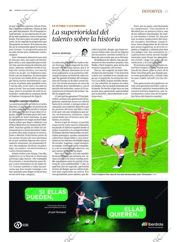 ABC MADRID 25-07-2025 página 41