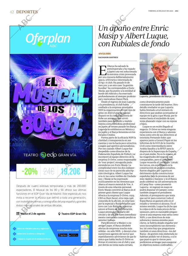 ABC MADRID 25-07-2025 página 42