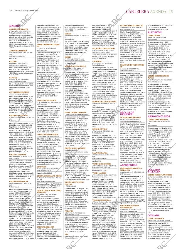 ABC MADRID 25-07-2025 página 45