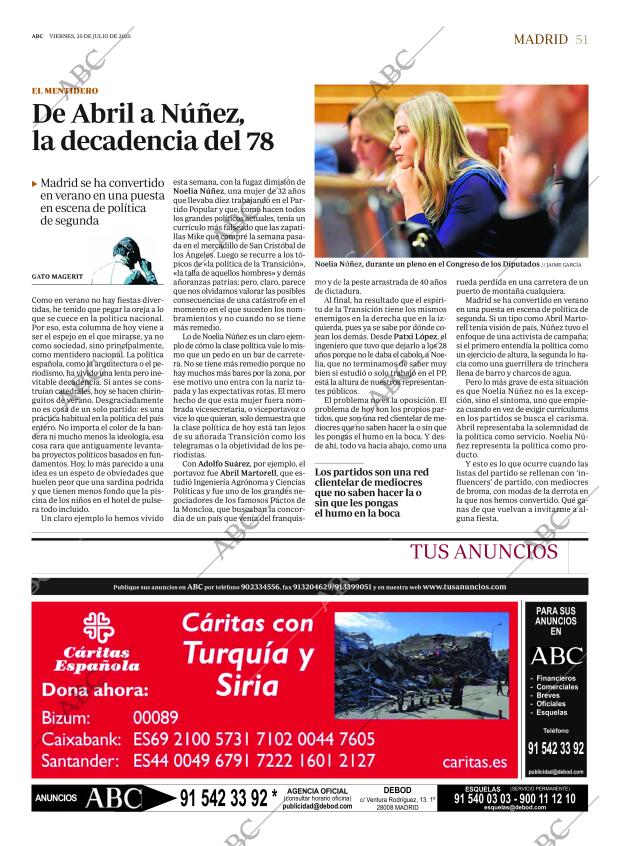 ABC MADRID 25-07-2025 página 51