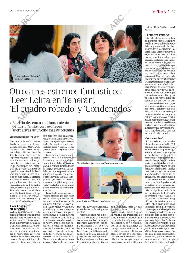 ABC MADRID 25-07-2025 página 57