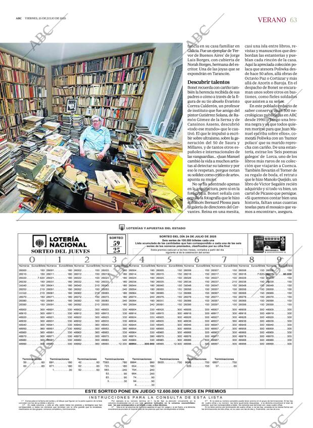 ABC MADRID 25-07-2025 página 63
