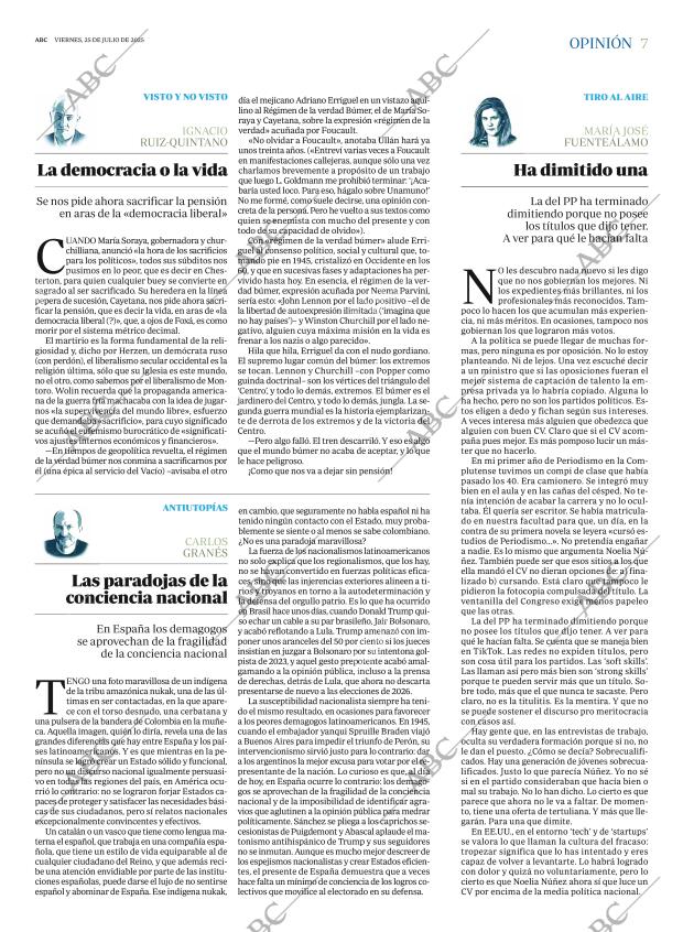 ABC MADRID 25-07-2025 página 7