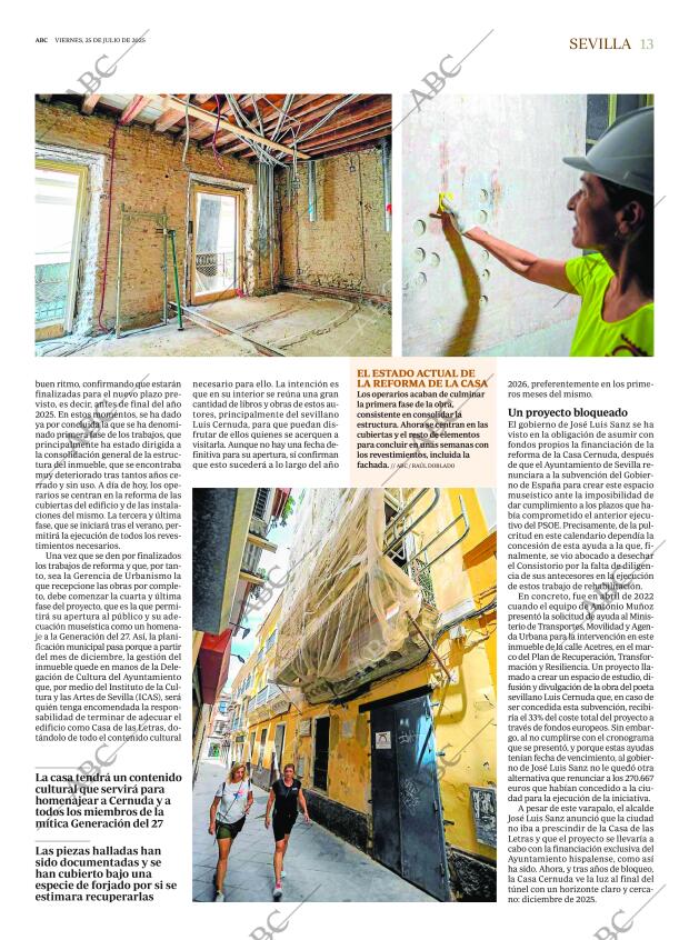 ABC SEVILLA 25-07-2025 página 13