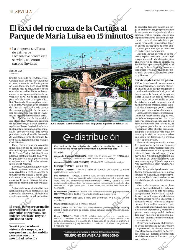 ABC SEVILLA 25-07-2025 página 18