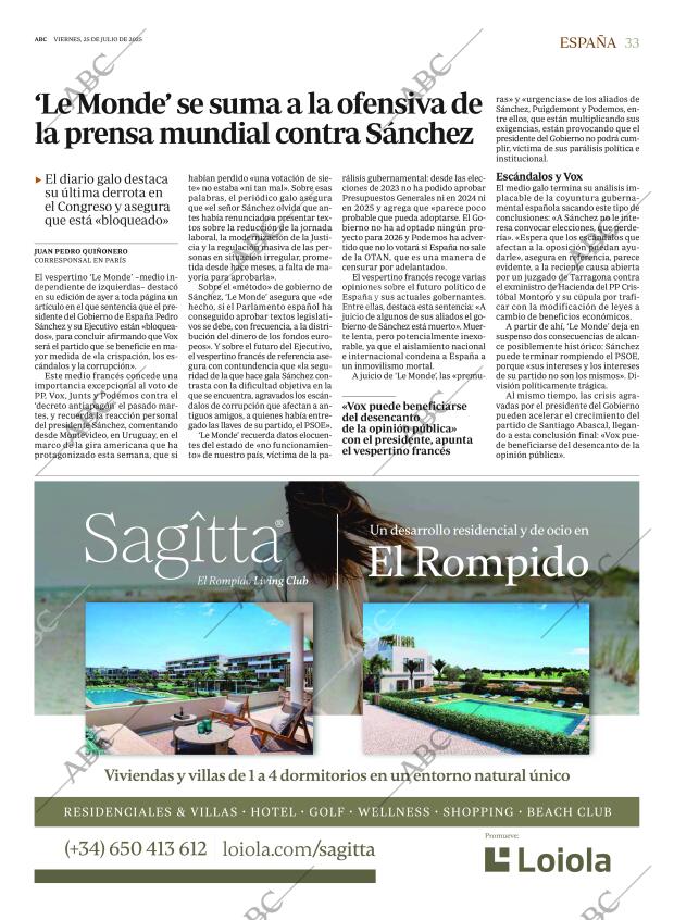 ABC SEVILLA 25-07-2025 página 33