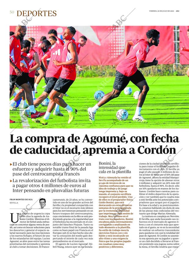 ABC SEVILLA 25-07-2025 página 50