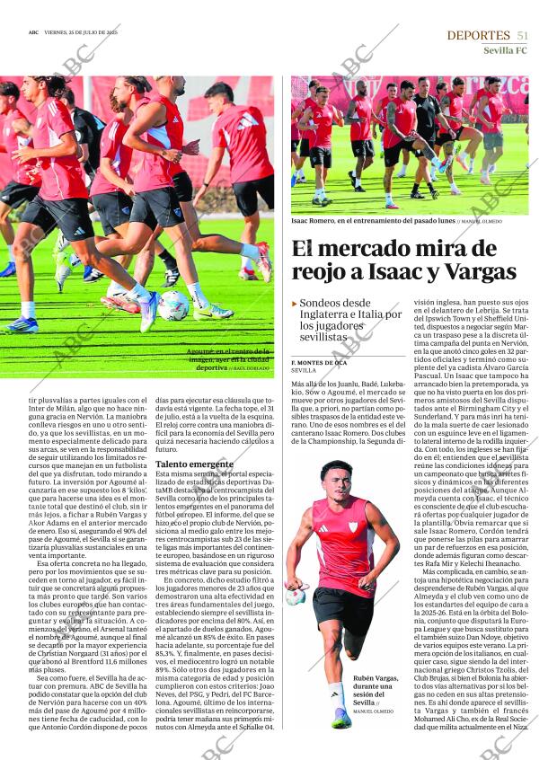 ABC SEVILLA 25-07-2025 página 51