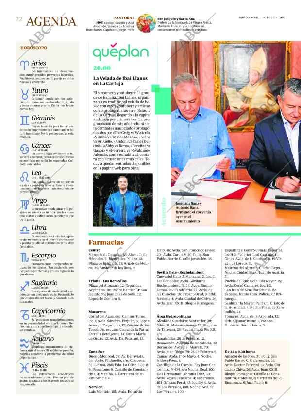 ABC SEVILLA 26-07-2025 página 22