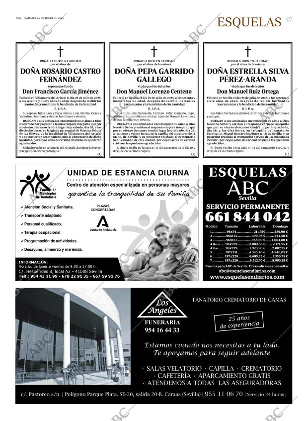 ABC SEVILLA 26-07-2025 página 47