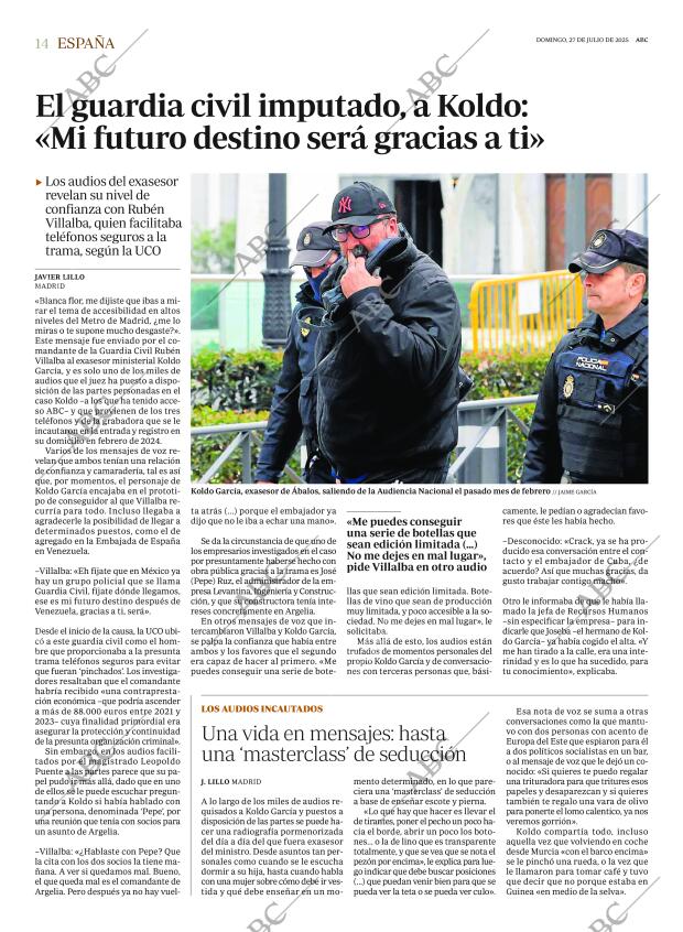 ABC MADRID 27-07-2025 página 14
