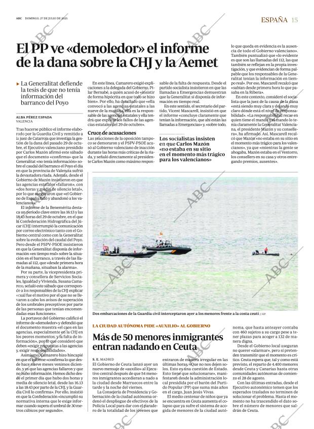 ABC MADRID 27-07-2025 página 15