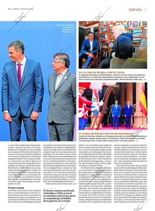 ABC MADRID 27-07-2025 página 17
