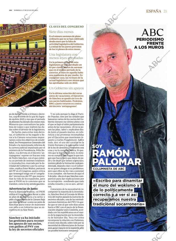 ABC MADRID 27-07-2025 página 21