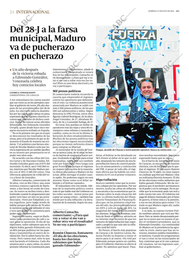 ABC MADRID 27-07-2025 página 24