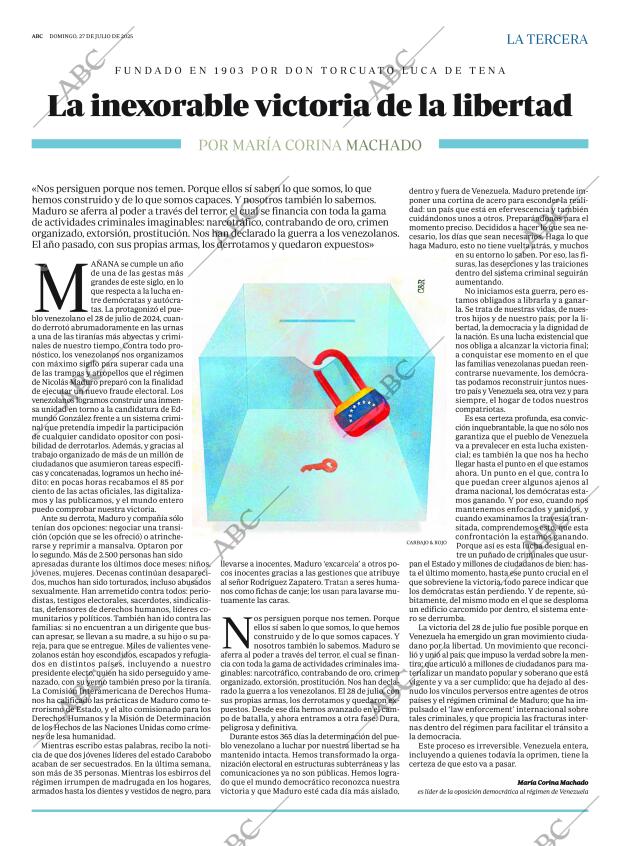 ABC MADRID 27-07-2025 página 3