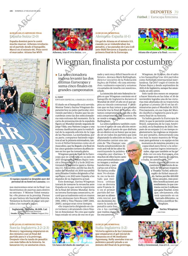 ABC MADRID 27-07-2025 página 39