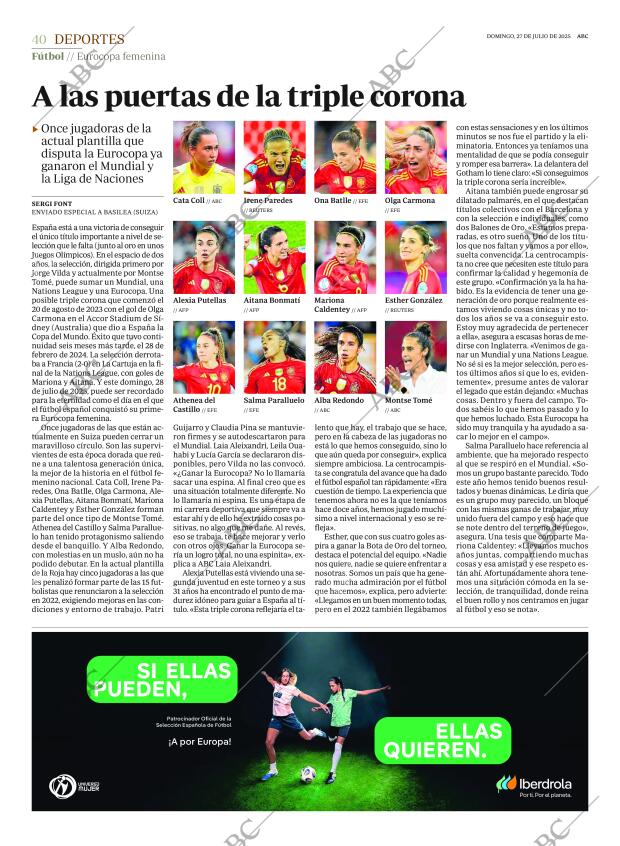 ABC MADRID 27-07-2025 página 40