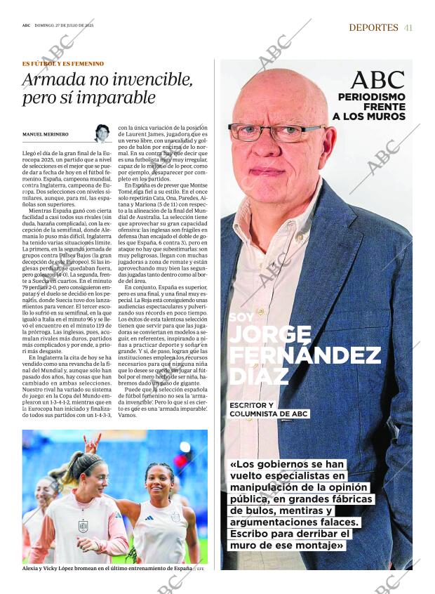 ABC MADRID 27-07-2025 página 41