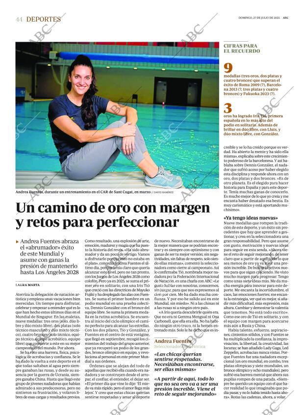 ABC MADRID 27-07-2025 página 44