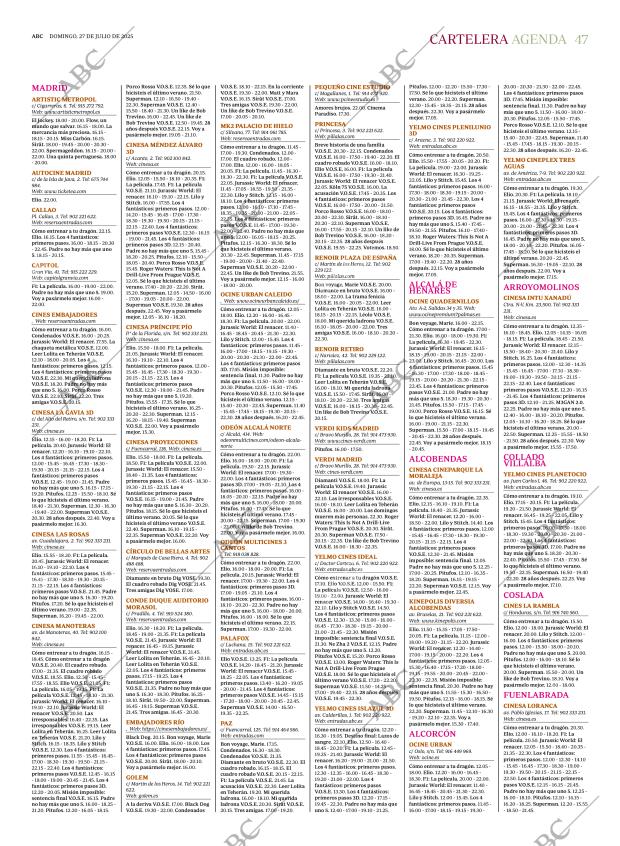 ABC MADRID 27-07-2025 página 47