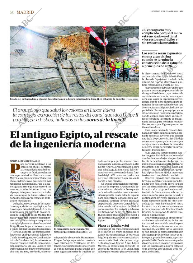 ABC MADRID 27-07-2025 página 50