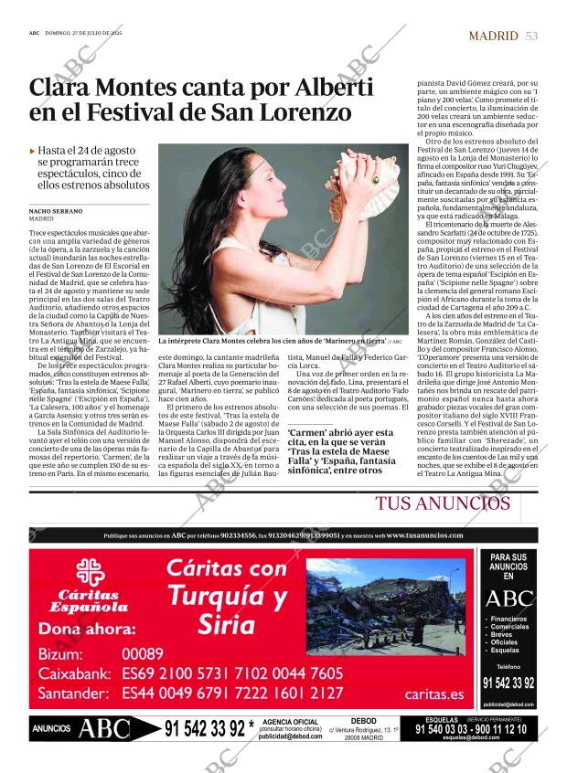 ABC MADRID 27-07-2025 página 53