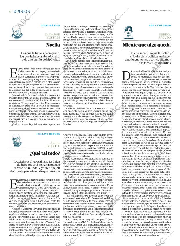 ABC MADRID 27-07-2025 página 6