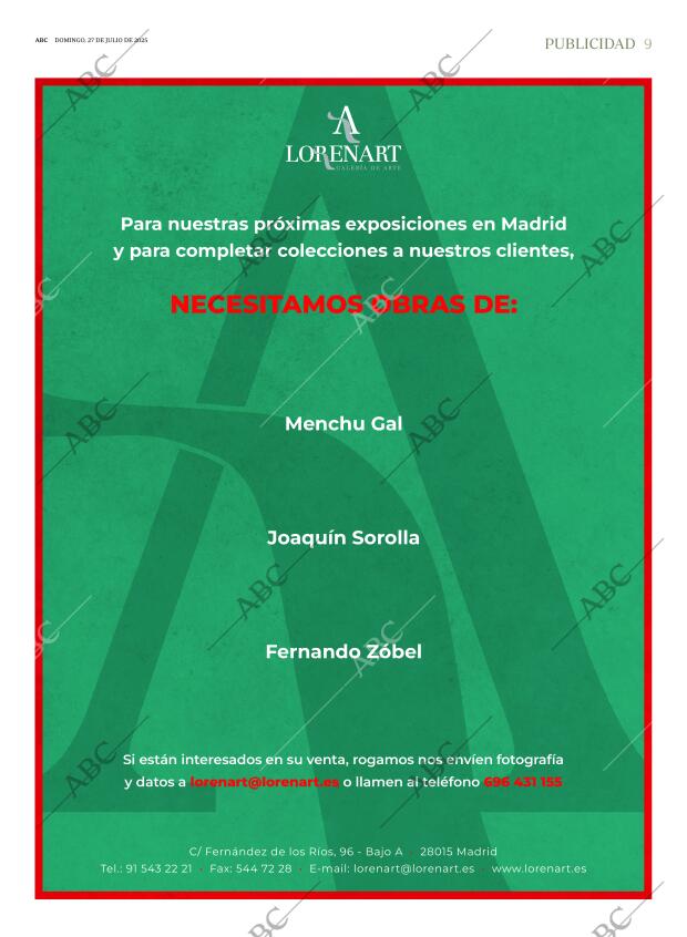 ABC MADRID 27-07-2025 página 9