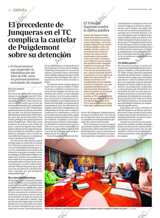 ABC MADRID 28-07-2025 página 14