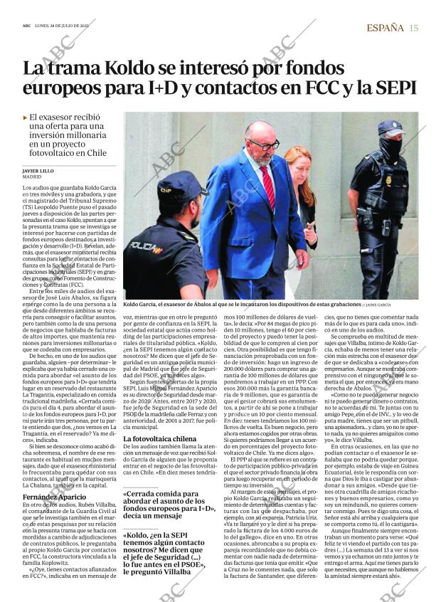ABC MADRID 28-07-2025 página 15