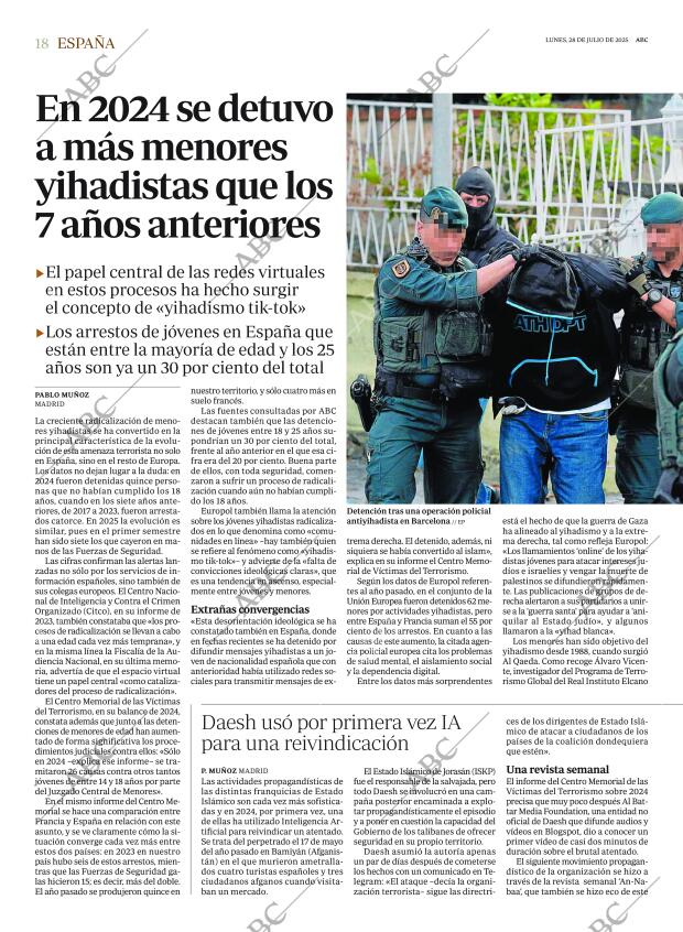 ABC MADRID 28-07-2025 página 18