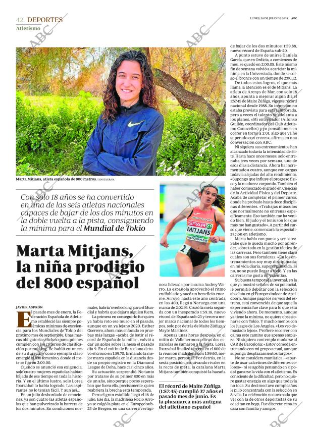 ABC MADRID 28-07-2025 página 42