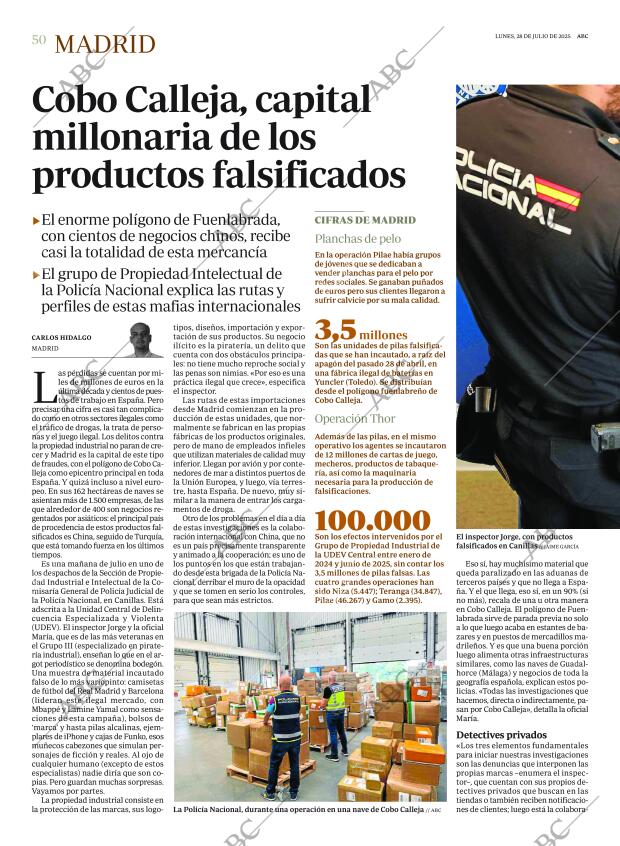 ABC MADRID 28-07-2025 página 50