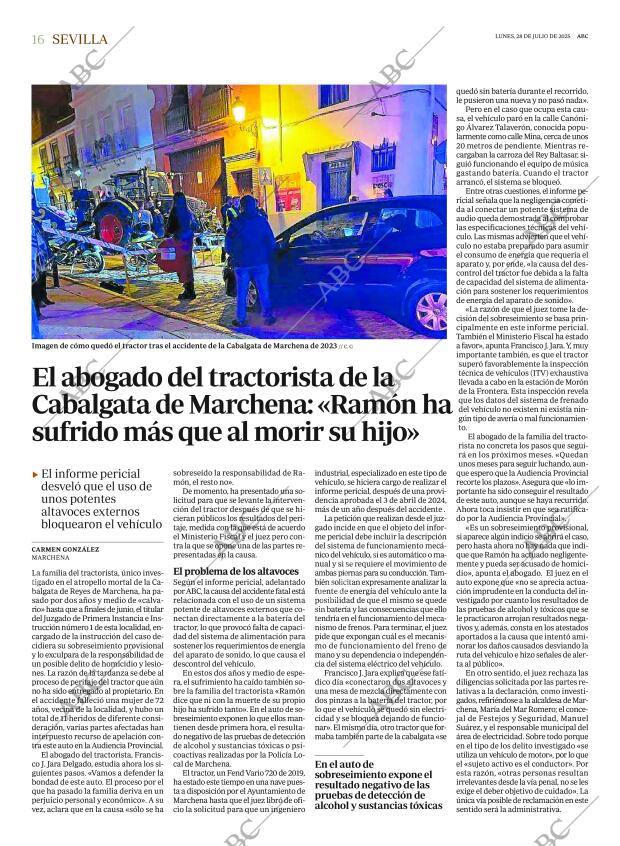 ABC SEVILLA 28-07-2025 página 16