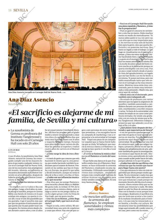 ABC SEVILLA 28-07-2025 página 18