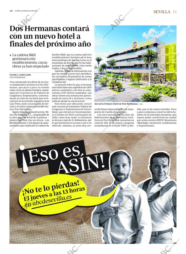 ABC SEVILLA 28-07-2025 página 19
