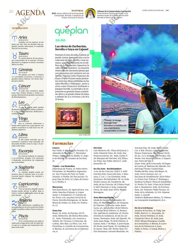 ABC SEVILLA 28-07-2025 página 20