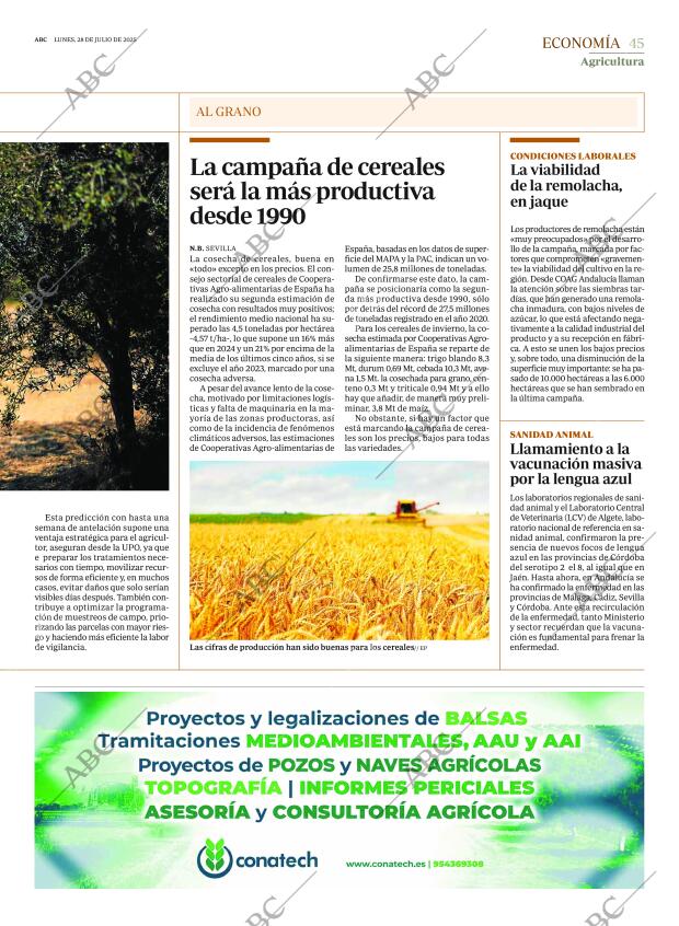 ABC SEVILLA 28-07-2025 página 45
