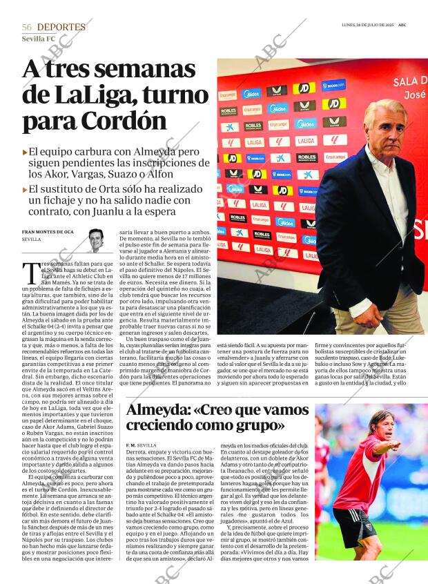 ABC SEVILLA 28-07-2025 página 56