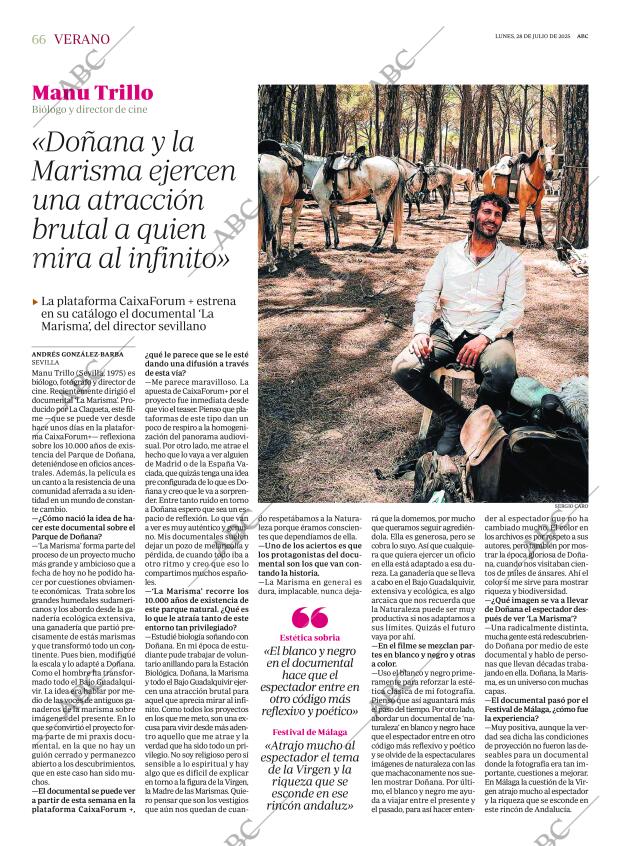 ABC SEVILLA 28-07-2025 página 66