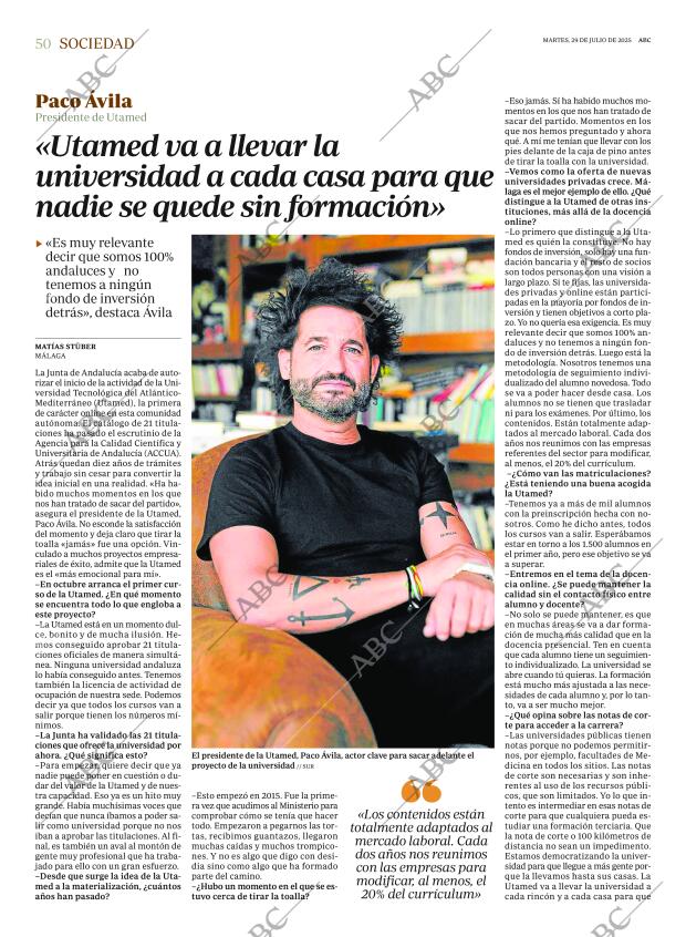 ABC CORDOBA 29-07-2025 página 50