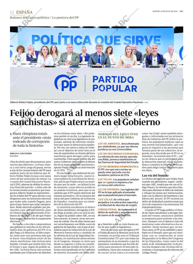 ABC MADRID 29-07-2025 página 12