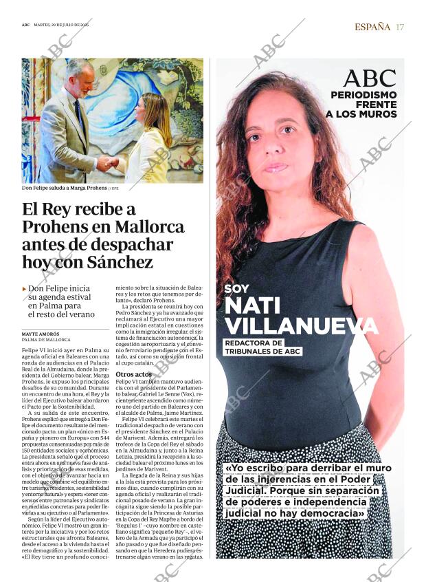 ABC MADRID 29-07-2025 página 17