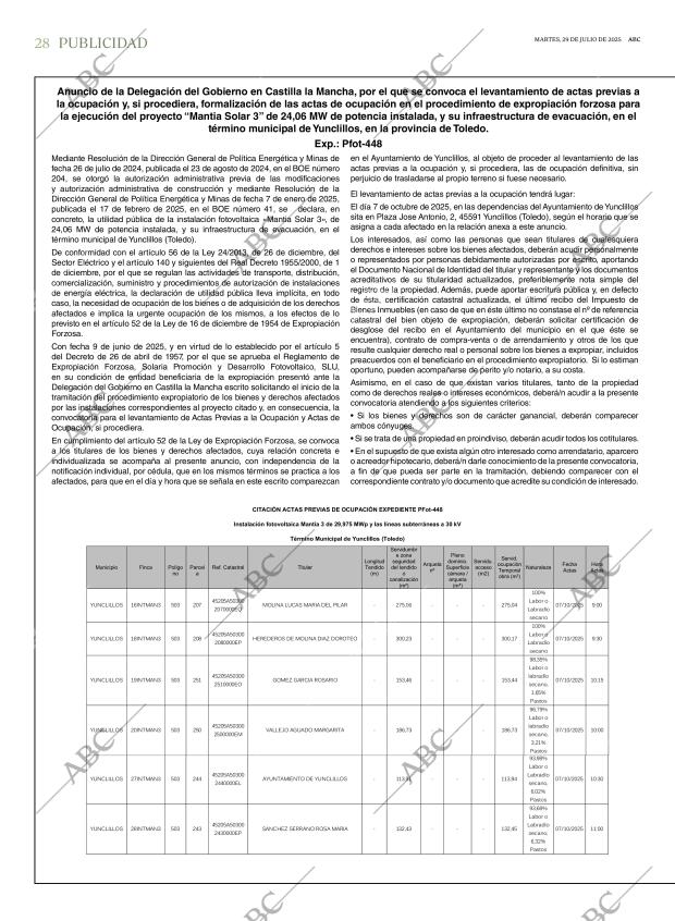 ABC MADRID 29-07-2025 página 28