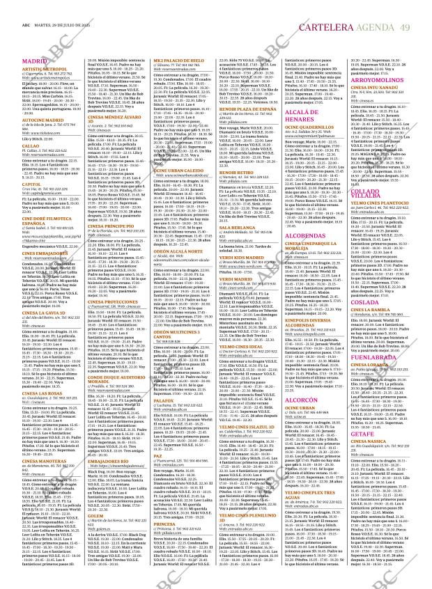 ABC MADRID 29-07-2025 página 49