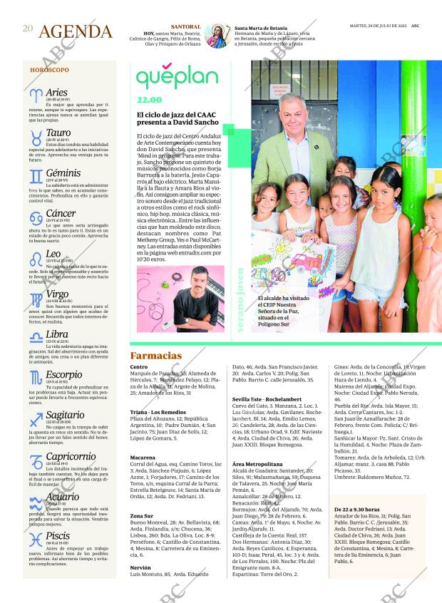ABC SEVILLA 29-07-2025 página 20