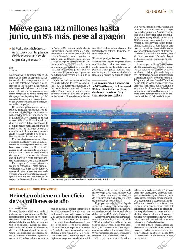 ABC SEVILLA 29-07-2025 página 45